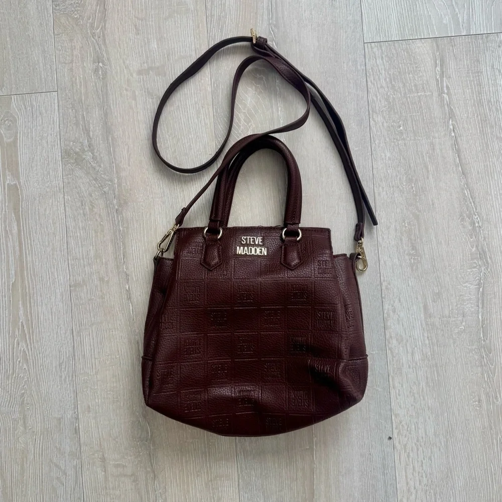 Steve Madden Dark Brown Satchel